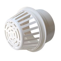 루프드레인 옥상 둥근 지붕 배수구 덮개용 160 PVC 바닥 1 개, 한개옵션0