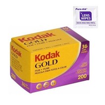 [국내발송] 코닥필름 코닥 골드200 36컷 1롤 + 렌즈클리너1p 세트