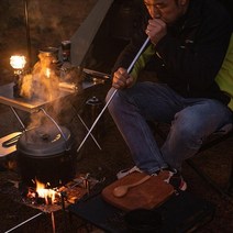 부시크래프트 모닥불 피우기 파이어스틱 그릴 캠핑화로대 장작화로대 휴대용화로 BBQ, 1개