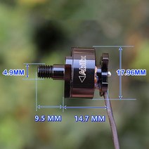민코타미니 DC 11.1V 3300KV 브러시리스 모터 BO-1815-N2B-383-11 마이크로 3 상 1815 BLDC 고속 CW 다축 R, 01 A Motor