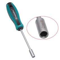 금속 소켓 드라이버 렌치 드라이버 육각 너트 너트 키트 리버 핸드 도구 5mm, 회색