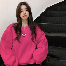 [자체제작] 트윙클 나비자수 맨투맨