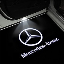 벤츠 유리가공 4K 무변색 LED 도어라이트 2ps GLA GLC GLE