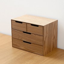 오라홈 우드 정리함 티백 커피 캡슐보관함 3단