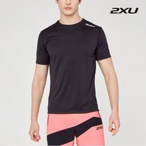 2XU 2XU 글로벌 남성 메쉬 티셔츠_X1MM15127BLK