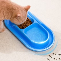 길고양이밥그릇 길냥이 개미방지 밥 그릇 강아지 고양이 사료 캠핑식기 개미퇴치, 그레이대01369GA