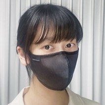 YURIMI 3+1+1 국산 스포츠 물놀이마스크 6컬러 항균 방수 파우치 증정 새부리형 헬스 등산 PT마스크 사이즈자유선택, 블랙
