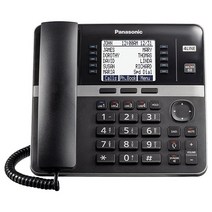 Panasonic 사무실 전화기 중소기업용 확장 가능한 4라인 데스크 폰 유선 폰 베이스 스테이션 최대 10개의 비즈니스 전화까지 무선으로 확장 가능 - KX-TGW420B, Corded Base Station