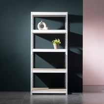 스피드랙 철제선반 5단 조립식 앵글 베란다 선반 다용도실 펜트리 5단 선반, 검정, 1200x400, 1500x5단, 1개