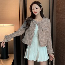 10월 결혼식 하객룩 9월 트위드셋업 옷차림 청담며느리룩