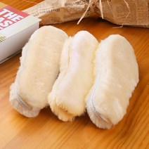 이노스포츠 브라운 양털 보온 신발깔창 방한인솔 22mm양모 230에서275mm까지 10가지사이즈, 브라운/37호235mm