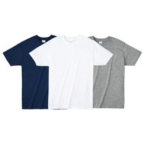 32수 반팔 무지티셔츠 1+1+1 세트 기본 면티 이너티 남녀공용 빅사이즈