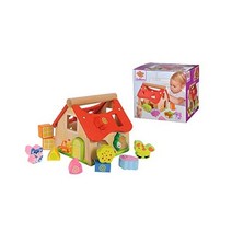 Eichhorn 100002098 Colourful Farmhouse Baby Toy Quality Wooden Sorter Comes with 15 Cute Shapes | fo