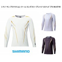 시마노(SHIMANO) 롱 슬리브 셔츠 리미티드 프로 IN-071R, 화이트