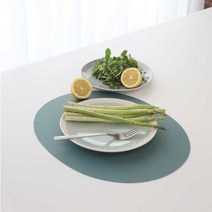 살림일기 디자인 실리콘 식탁매트 2type, 없음, 16.에그매트-제이드그린