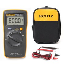 Fluke-101 AC / 전압 커패시터 옴 자동/수동 디지털 다기능 멀티미터 편리한 소프트 백, 01 Fluke 101 KCH12