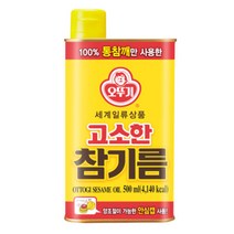 오뚜기 고소한참기름(캔) 500ML