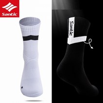 SANTIC 산틱 스포츠 사이클 라이딩 흡한속건 리플렉트 양말 W0P067, 블랙 W0P067H