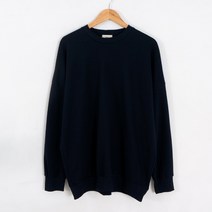 NOB 네이비 리즌 빅사이즈 남자 오버핏 맨투맨 티셔츠