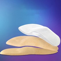 깔창 기능성 평발 신발 아치 실리콘 쿠션 아치형 패드, 아치형칼창 투명 S