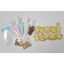집콕놀이 강추 홈베이킹 DIY 수제 아이싱 쿠키만들기 아이싱쿠키키트 쿠키만들기, 개구리상자추가, 1개