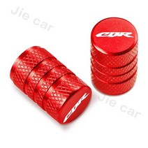 오토바이 휠 타이어 밸브 스템 캡 CNC 밀폐 커버 혼다 CBR 125R 600 F4i 650F 650R 1100XX 1000F cbr 954 1000 RR, [04] Red