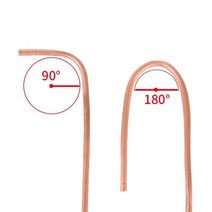 벤딩기 6mm 냉동 소프트 튜브 벤딩 도구 기계 미터법 제국 180 도 구리 알루미늄 1/4 ''핸드 파이, 02 0.25 Inch