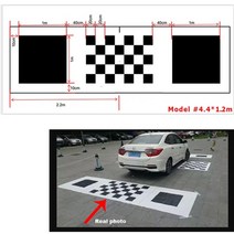 어라운드뷰 4채널 360도 설치 4.41.2m 3d2d 파노라마 서라 dvr 조감 시스템 자동차 카메라 시스템 3d 키잉 패브릭 보정 천, 빨간색