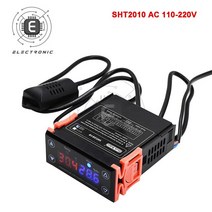 냉장고온도계 2010 110 220 디지털 온도 습도 컨트롤러 가정용 냉장고 조절기 토양 수분, 한개옵션1, 02 SHT2010 AC 110-220V