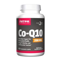 코큐텐 (코엔자임Q10) 200 mg 60 베지캡슐 Jarrow Formulas, One Color, One Size