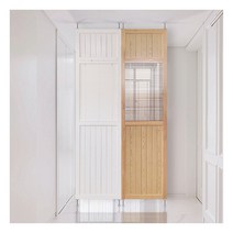 [주식회사 가구야히메] 패널 블라인드 가벽 커텐 파티션 채광조절 대폭 60cm 가림막 간편, 색상:내추럴 / 높이:2700mm미만