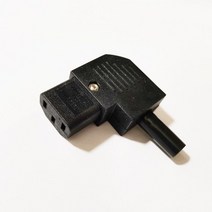 NCHTEK-90 도 앵글 파워 C13 플러그 IEC 직각 Rewirable 커넥터/1 개, 한개옵션0