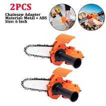 전기톱 직소기 6/4 Inch Electric Drill Converter for Pruning Attachment Modified To Chainsaw Tool Chainsaws, [03] 2pcs 6 Inch Adapter