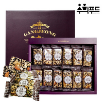 수희수제견과 [수희수제견과] 수제 견과류 모듬 강정 세트, 1개