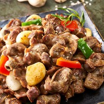 통마늘 소금간 닭똥집 볶음 180g 닭근위 닭모래집, 단일옵션