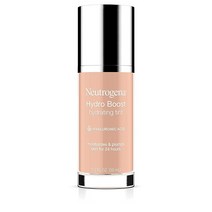 Neutrogena Hydro Boost 히알루론산 함유 하이드레이팅 틴트 경량 워터 젤 포뮬라 보습 오일 프리 및 논코메도제닉 리퀴드 파운데이션 메이크업 105 캐러멜 색상 29, 1 Fl Oz (Pack of 1), 020 내추럴 아이보리, 020 Natural Ivory