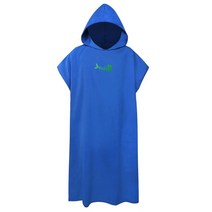 서핑 판초 드라이 후드 로브 마이크로 화이버 비치 담요 목욕 타올 수영 타월 잠수복 비치 판초 성인용, 11 Royal Blue
