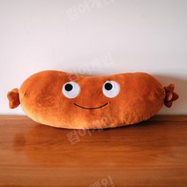 감자튀김 피자 소세지 아이스크림 봉제 소파 독특한 쿠션, 70cm, 소시지