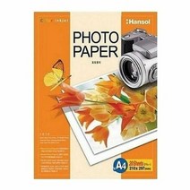 한솔 포토용지 210g A4 20매 사진인화 프린터용지, 단품