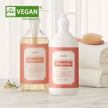큐어실드 마온 매그놀리아(아카시아향) 천연 비건샴푸 1000ml + 트리트먼트 1000ml 샴푸 트리트먼트 세트 대용량