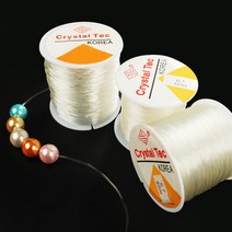 우레탄 실리콘줄 팔찌줄 팔찌끈, 우레탄줄_大투명-0.4mm(1롤)