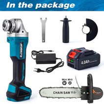 체인톱 허스크바나엔진톱 제노아엔진톱 나리온 100/115/125mm 앵글 그라인더 변환 브래킷 용 12 인치 전기, 01 125mm Angle_01 EU