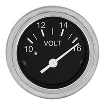 Sierra International 80134P Voltmeter Heavy Duty Nylon 2 inch 12 Volt 10 to 16 VDC null, 2