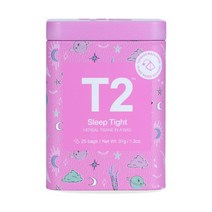 T2 티투 슬립 타이트 허브차 티백 25개입 Sleep Tight Teabag Icon Tin, 1개, 0g