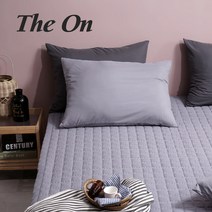 더온 고정밴드형. 미끄럼방지형 세미마이크로 침대패드 MS/S/SS/Q, 고정밴드형, Q(150X200), 엔그레이