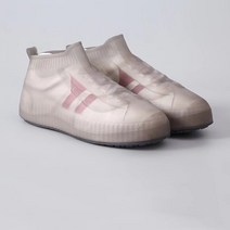 Younimu 실리콘 신발 방수커버 장마 신발 장화 커버 실리콘 신발커버 미끄럼방지 신발커버 낚시 여행 필수품, XL(40-42야드), 로우탑 커피색