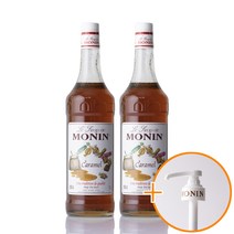 모닌 카라멜 시럽 1000ml 2개+모닌 전용 시럽펌프 1개(트루시트러스 사은품)