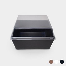 팩스타 KP몰드 크라프트 제과 분식 트레이 5호 500개, 블랙2