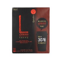 루카스나인 시그니처 쁘띠 마일드 아메리카노 130개입, 옵션1 - 기본포장 (박스or비닐포장) (+0원)