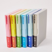 더존FK 대용량 커버형 60P 80P 클리어파일, 60매, 분홍